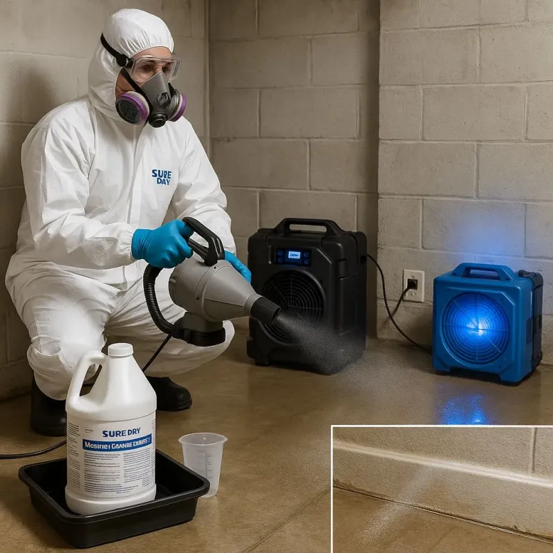 Sanitization and Odor Removal process in Atlanta, MI